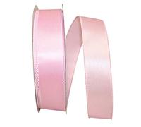 Reliant Ribbon 92575W-061-09K Satin Value Wired Edge Band, Rose, 1-1/2 Inch x 50 Yards
