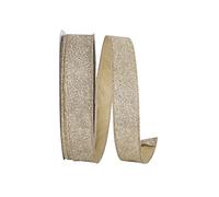 Reliant Ribbon Glitter Metallic Display Value Wired Edge, Gold/Silver, 1-1/2 Inch, 50 Yards