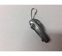 Reliant Robin Mk1 Saloon ref202 pewter effect car emblem on a zip puller