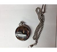 Reliant Robin Mk1 Saloon ref202 pewter effect car emblem polished silver case mens GIFT quartz pocket watch fob made in sheffield