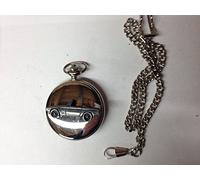 Reliant SS1 ref200 pewter effect car emblem polished silver case mens GIFT quartz pocket watch fob made in sheffield