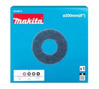 Reliapart 200mm Blue Floor Scrubber Pad Replacement Compatible for Makita PS001G XGT 40VMax Polishers for Hard Floor Cleaning and Mark Removal 1914S7-5 Floor Care Accessory