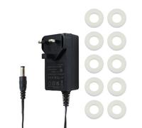 Reliapart 3-Pin Battery Charger & Rose Scented Pods For Numatic Hetty Quick