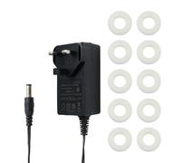 Reliapart 914593/915242 3-Pin UK Mains Plug Battery Charger & Vanilla Scented Vacuum Cleaner Air Freshener Pods For Numatic Henry Quick (Pack of 10)