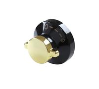 Reliapart Black & Gold Control Knob 081880333 For Stoves, Belling, New World 800, 1000, Diplomat ADP5000 Series