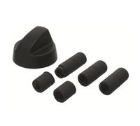 Reliapart Black Knob With Five Adapters For Amica, Fisher & Paykel, Cda Ovens