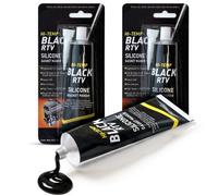 Reliapart Black Silicone High Temperature Gasket Maker Universal Application Pack Of 2 85G