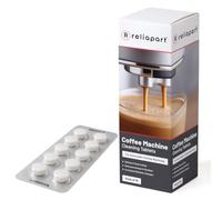 Reliapart Coffee Machine Cleaning Tablets (10 Pack) for Sage DeLonghi Miele Bosch Siemens Jura Nespresso Ninja and Tassimo Coffee or Espresso Machines Residue Oil Build Up Cleaner Tabs Maintenance