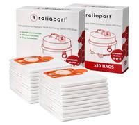 Reliapart Compatible Numatic Henry Hetty Microfibre SMS Dust Bags (10 Bags) NVM-1CH for Henry Hetty James NRV200 NVR225 RSV200 Series 604015 Dust Vacuum Cleaner Bags (20 Dust Bags)