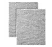 Reliapart Cut-to-Size Aluminium Cooker Hood Grease Filter Sheet 47cm x 57cm - Replacement for Candy, Haier, Hoover Extractor Hoods (Pack of 2)