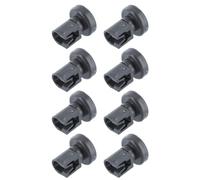 Reliapart Dark Grey Upper Dishwasher Basket Wheels (8 Pack) Compatible for Rex Electrolux ESF630 RSF630 RT600X Series Smooth-Glide Rollers 50286967000 Replacement Spares Kit