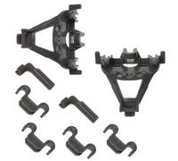 Reliapart Dishwasher Lower Basket Bearing Wheel Kit Compatible for Bosch SHE SHI SHU Series S24 S44 SGV SHX Runners and Supports 428344 Replacement Spare Parts Set