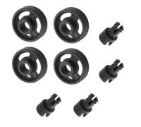 Reliapart Dishwasher Lower Basket Wheel For Baumatic Bdw13 (Pack Of 4, 82621371)