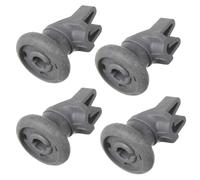 Reliapart Dishwasher Upper Basket Wheel (4 Pack) Compatible for Beko D Series and DIN Series Models Smooth-Rolling Replacement 1885800500 Durable Clip-On Runner Wheel Upgrade