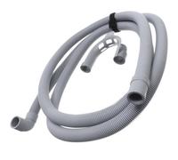 Reliapart Drain Outlet Hose & Hook 19/21mm Bent End Miele, Smeg, Asko 2.5M