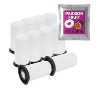 Reliapart Filter Pods & Passion Fruit Freshener Pods Kit (10 Filter Pods + 10 Passion Fruit Pods) for Numatic Henry Quick NQ100 HET100 Models Multi-Layer Filtration & Scented Vacuum Accessories 915269