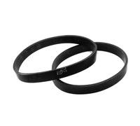 Reliapart Flat Drive Belts (2 Pack) Compatible for Bissell Pro Heat 1698 2 7901 Powerwash 1690 Clearview 1698M Hot Shot Tech 7920 2150628 Replacement Vacuum Belt Set