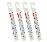 Reliapart Fridge Freezer Stick Thermometer for Hotpoint, Indesit, Whirlpool - Hanging Hook Design -40°C to +40°C Range Internal Temperature Gauge - Pack of 4