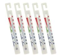 Reliapart Fridge Freezer Stick Thermometer for Hotpoint, Indesit, Whirlpool - Hanging Hook Design -40°C to +40°C Range Internal Temperature Gauge - Pack of 5