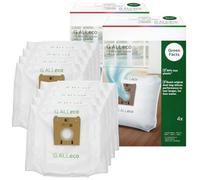 Reliapart GENUINE Bosch BBZGALLECO G ALL Eco SMS Microfibre Vacuum Cleaner Dust Bags Compatible for All Bosch Cylinder Models with Hygiene Lock - 50% Less Plastic (Pack of 8)
