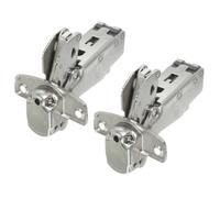 Reliapart Genuine Hettich Cabinet Hinge Sensys 8657I (2 Hinges) Wide Angle Concealed Universal Doors Nickel Plated Steel 165 Degree Zero Protrusion Silent System 9099540 Kitchen Cupboard Door Hinge