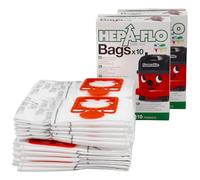 Reliapart GENUINE Numatic Henry Hetty Hepa-Flo SMS Dust (10 Bags) NVM-1CH for Henry Hetty James NRV200 NVR225 RSV200 Series 604015 Dust Vacuum (20 Pack)
