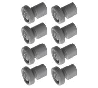 Reliapart Grey Upper Basket Wheel (8 Pack) Compatible for Zanussi DS16 DS21 DW910 DW920 DWS590 ZDM602 ZDS607 ZTI605 ZTM681 ZTM682 50269970005 Dishwasher Rack Runner Replacement
