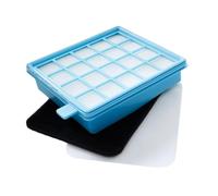 Reliapart HEPA Filter Kit Replacement Compatible for Philips FC8470 Series and FC9322 Series Fine Dust Filtration 146 x 126 x 35 mm 432200493801 Vacuum Cleaner Filter Set