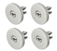 Reliapart Lower Basket Wheel With Clip (4 Pack) Compatible for Ideal 626 Dishwasher Racks Replacement 50286964007 Smooth Rolling Grey Wheels Dishwasher Spare