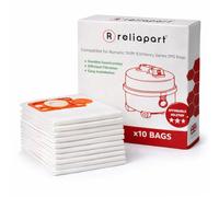 Reliapart Microfibre SMS Dust Bags (10 Pack) Compatible for Numatic Henry Hetty NVM-1CH for Henry Hetty James NRV200 NVR225 RSV200 Series 604015 Dust Vacuum Cleaner Bags