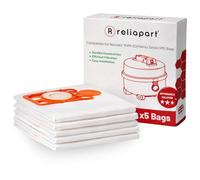 Reliapart Microfibre SMS Dust Bags (5 Pack) Compatible for Numatic Henry Hetty NVM-1CH for Henry Hetty James NRV200 NVR225 RSV200 Series 604015 Dust Vacuum Cleaner Bags