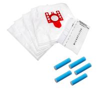 Reliapart Microfibre Vacuum Dust Bags and Filter Kit (4+2 Pack) + 5 Fresheners for Miele S5 S6 S500 S6000 Plus S6210 S6220 S6240 Series 9917710 Replacement Bag Set