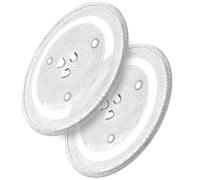 Reliapart Microwave Turntable Glass Plate With 6 Fixers For Bosch, Siemens, Neff 288mm X 2