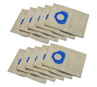 Reliapart Paper Dust Bags For Nilfisk Gst0437330, 81620000 (Pack Of 10)