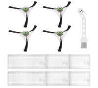 Reliapart Replacement Parts Kit for Lefant OKP life K2/K3/K3A/K4/K5/L3/L1/M210/M210S/M210B/M210P/M213 Robot Vacuums (4x Side Brushes, 6x HEPA Filters & Cleaning Tool)