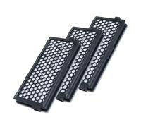 Reliapart SF- AA50 Active Air Clean 50 Vacuum Cleaner Filter (3 Pack) for Miele Compact C1, C2, Complete C2, C3, S4, S5, S6, S8 Series with Timestrip Indicator and Odour Neutralising Charcoal Layer