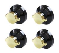 Reliapart Stoves Belling New World Diplomat Adp5000 Black & Gold Control Knob - 4 Pack