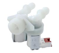 Reliapart Twin Cold Fill Water Inlet Solenoid Valve Replacement Compatible for Zanussi ZWF Series Including ZWF714 ZWF812 ZWF914 ZWF10K Restores Water Intake 8074876221 Washing Machine Spare