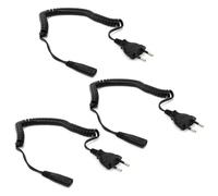 Reliapart Universal 2-Pin Continental Style for Wahl Shaver Lead - Pack of 3