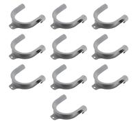 Reliapart Universal Drain Outlet Hose Hook (10 Pack) Compatible for Hotpoint Indesit Whirlpool Washing Machine Washer Dryer Dishwasher Flexible Hose Support Guide Bracket Secure Drain Positioning
