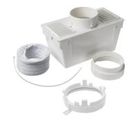 Reliapart Universal Tumble Dryer Condensing Vent Kit With Ring Nut, Clip & Box