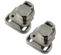 Reliapart Washing Machine Cupboard Door Hinge Compatible for Candy, Hoover Integrated Appliances Replacement for Models Including CDB115-80, CI835TP, CIW100TUK Part Number 92784297 (2 Hinges)