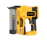 ReliaRoads 2" Cordless Brad Nailer, 2-in-1 18GA Staple Nail Gun Battery Powered Compatible with DeWalt 20V MAX Battery, Electric Nail Gun Stapler with Nails Puller, 1600 Staples and Nails(No Battery)
