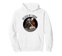 Relic labor construction worker dog HVAC steel builder death Pullover Hoodie
