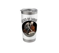 Relic Labor Construction Worker Dog HVAC Steel Builder Death Stainless Steel Insulated Tumbler