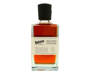 Relicario - Ron Dominicano - Peated Finish - 70cl Single Bottle - 40% ABV - Spiced Rum - Deep-Bodied - Spicy Rum - Long-Lasting Flavour - Sweet Aromas - Smoked Rum