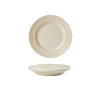 Relief ceramic dishes household simple tableware -8-inch deep plate