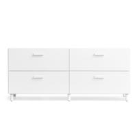 Relief Relief low dresser with base 123x46.6 cm white