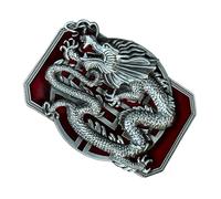Relief Dragon Pattern Belt Buckle Adult Clothing Accessories Buckle For Adult Waist Belt DIY Supplies Metal Belt Buckle Clasp Metal Belt Buckle Western Metal Belt Buckle Replacement Belt