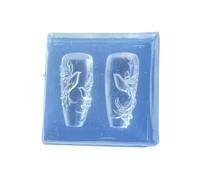 Relief Elastomer Unguis Art Seal Cast Calm Pattern Flexible Format for Craft Undertakings and Plan Addons Art Cast for Rosin Jewelry